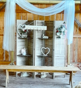 Tissu type mousseline écru 
L :  l :  Prix :